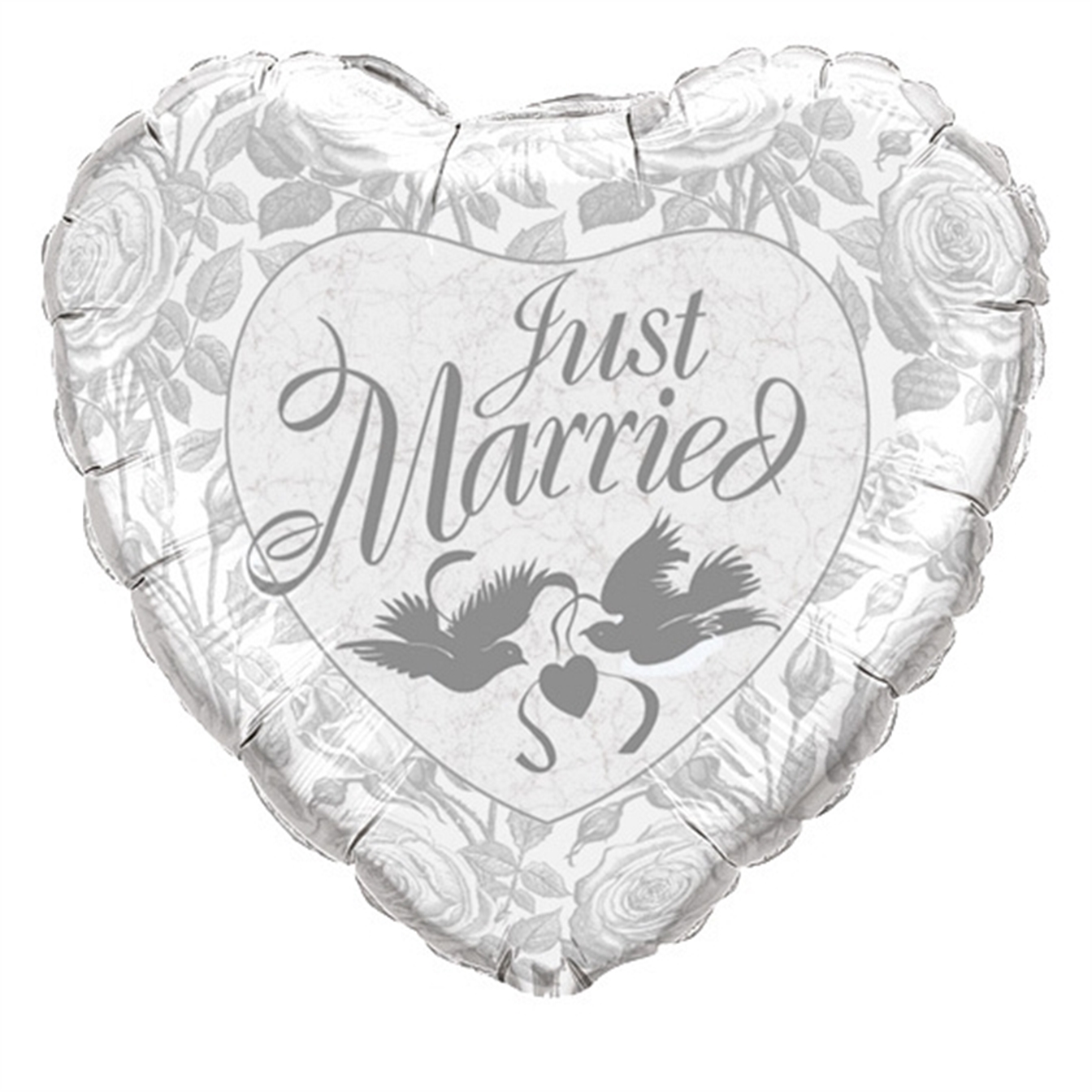 Just Married - Heliumballon